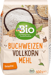 Buchweizenmehl Vollkorn, glutenfrei dmBio