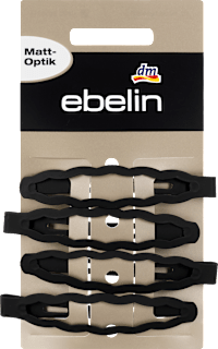 Mollette ondulate nere opache ebelin