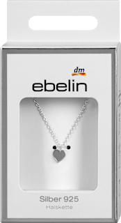 Halskette mit Herzanhänger aus Silber 925 ebelin