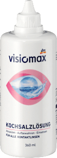 Soluție salină pentru lentile de contact Visiomax