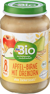 Frucht & Getreide Apfel-Birne mit Dreikorn ab dem 8. Monat dmBio