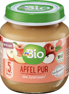 Puree jabłkowe od 5. miesiąca życia, Demeter dmBio