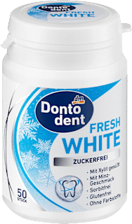 Guma do żucia w drażetkach Fresh White  Dontodent