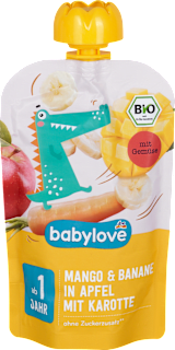 Voćna kašica - mango i banana u jabuci sa šargarepom, od 1  godine babylove