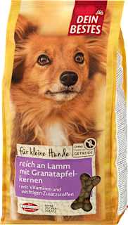 Kompletna suva hrana za pse malih rasa - janjetina i nar DEIN BESTES