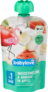 Quetschie Wassermelone & Banane in Apfel ab 1 Jahr babylove