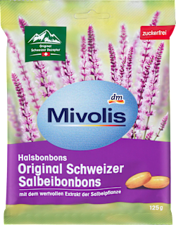 Halsbonbons Original Schweizer Salbei Mivolis