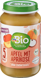 Früchte Apfel mit Aprikose ab dem 5. Monat dmBio