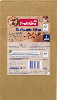 Torebki papierowe, ekstra wytrzymałe Profissimo