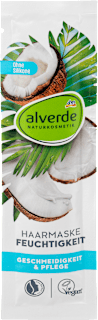 Feuchtigkeits-Haarmaske Bio-Kokos alverde NATURKOSMETIK
