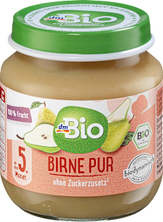 Früchte Birne pur ab dem 5. Monat dmBio