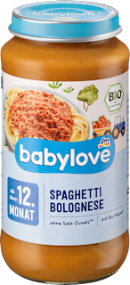 Био меню спагети Болонезе babylove