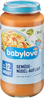bio příkrm se zeleninou a těstovinami babylove