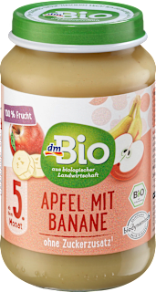 Früchte Apfel mit Banane ab dem 5. Monat dmBio