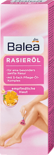 Olje za britje s pumpico Balea