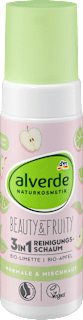 Beauty&Fruity 3u1 pena za čišćenje lica – limeta i jabuka alverde NATURKOSMETIK