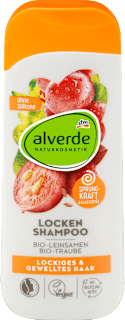 Szampon do włosów kręconych, z bio siemieniem lnianym i bio winogronem alverde NATURKOSMETIK