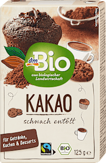 Kakaopulver schwach entölt dmBio