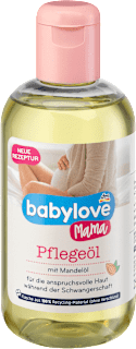 Ápoló olaj mandulaolajjal babylove Mama