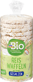 Ryžové chlebíky so sezamom, slané  dmBio