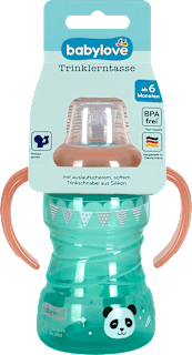 Itatópohár csöpögés mentes 6 hónapos kórtól,  260ml babylove