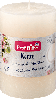 Kerze rustik 100/68 elfenbein Profissimo