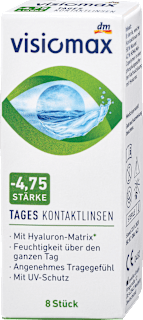 Dnevne kontaktne leće – dioptrija -4,75 visiomax