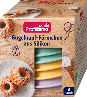 Gugelhupf-Förmchen aus Silikon Profissimo