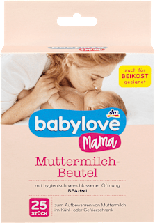 Mama Woreczki na odciągnięty pokarm babylove Mama
