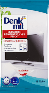 Vlažne krpice za čiščenje zaslonov Denkmit