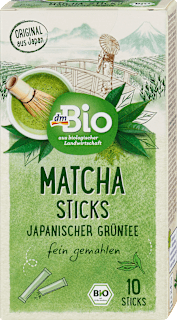 Matcha Sticks Japanischer Grüntee dmBio
