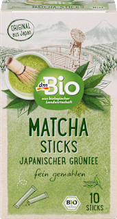 bio čaj Matcha sticks 10x2g dmBio