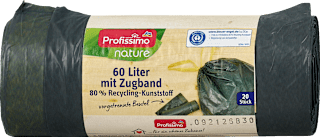 Vrecia na odpad s uškami nature 60 l Profissimo