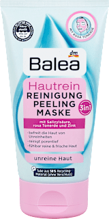 Hautrein 3u1: piling, krema i maska za lice sa roze glinom Balea