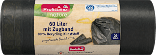 Worki na śmieci z taśmą Nature, 60 L Profissimo