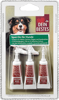 Ungezieferschutz Spot On für Hunde Dein Bestes