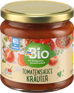 Sauce, Tomatensauce mit Kräutern dmBio