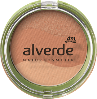 Púder Trio Bronzer alverde NATURKOSMETIK