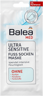 Maska na nohy Ultra Sensitive, ponožky (1 pár) Balea med