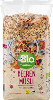 Müsli s bobuľovým ovocím dmBio