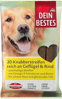 Gustări pentru câini cu aromă de pui și vită Dein Bestes