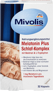 Melatonin Plus Schlaf-Komplex 32 Kapseln Mivolis
