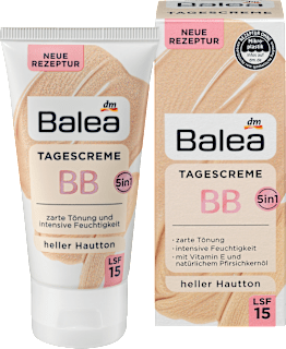Garnier SkinActive BB Cream – Tagespflege Mit LSF 15, Hyaluron & Aloe Vera, Kaschiert Hautunebenheiten, Farbe Hell, 50 Ml (3er Pack)