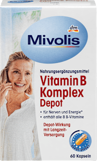 Витамин В Complex Depot (капсули), 60 бр. Mivolis