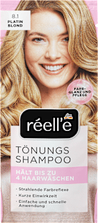 Tönungsshampoo 8.1 Platinblond réell‘e