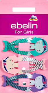 Mollette per capelli colorate a forma di sirena ebelin