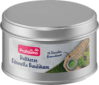 Duftkerze Citronella Basilikum Profissimo