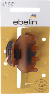 Haarspange braun 4,5 cm ebelin
