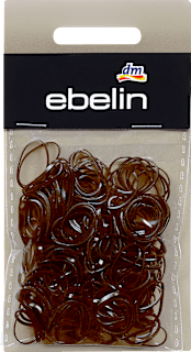 ebelin elastici per capelli marroni ebelin