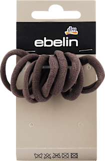 Gumice za kosu - male, braon ebelin